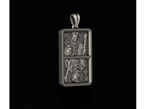 Spade King Pendelleuchte 3D-Druckmodell 3D Druckmodell