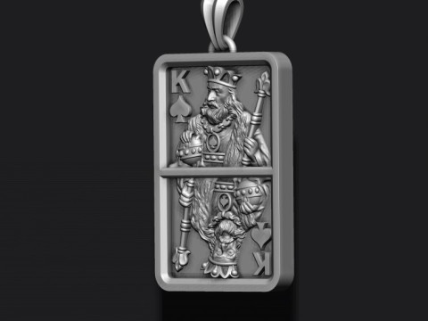 Spade King Pendelleuchte 3D-Druckmodell 3D Druckmodell