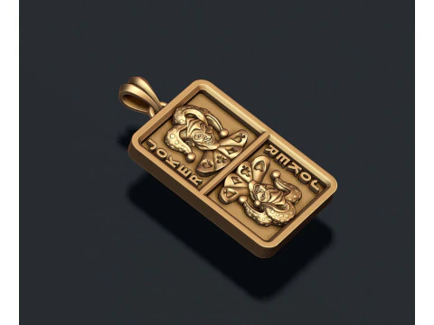 Joker playing card pendant light 3D print model 3D Print Model