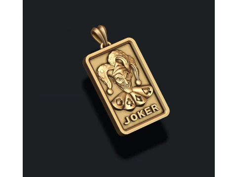 Joker playing card pendant light 3D print model 3D print model 3D Print Model
