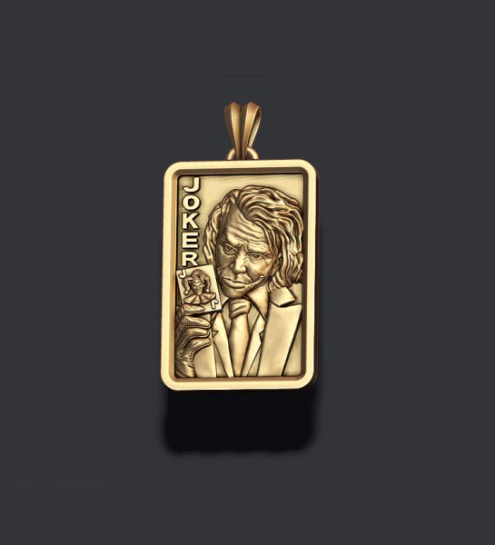 Joker playing card pendant light 3D print model 3D Print Model .c4d .max .obj .3ds .fbx .stl .blend 