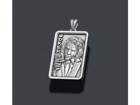 Joker playing card pendant light 3D print model 3D Print Model