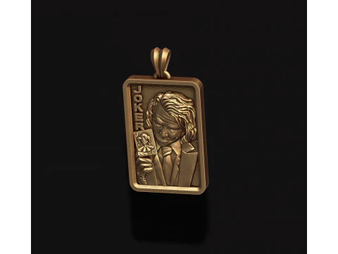 Joker playing card pendant light 3D print model 3D Print Model