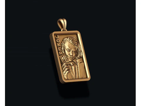 Joker playing card pendant light 3D print model 3D Print Model