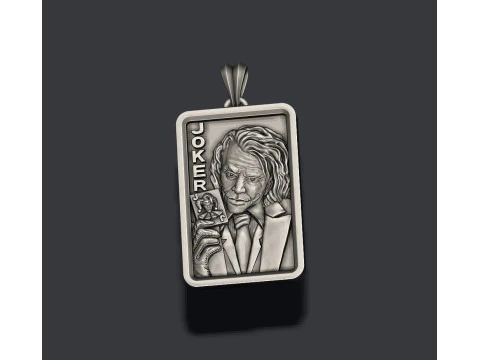 Joker playing card pendant light 3D print model 3D Print Model
