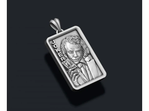 Joker playing card pendant light 3D print model 3D Print Model