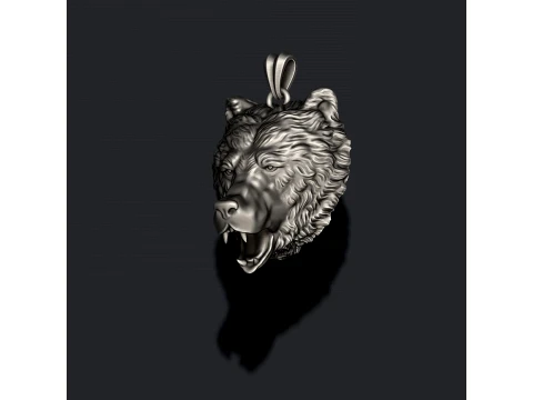 Bear pendant ring pack 3D Print Model