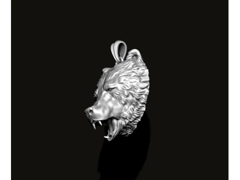 Bear pendant ring pack 3D Print Model