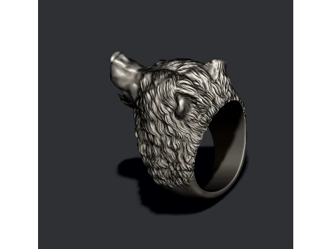 Bear pendant ring pack 3D Print Model
