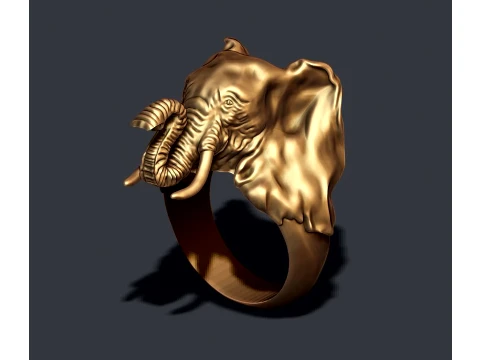 Elephant ring pendant v1 pack 3D Print Model