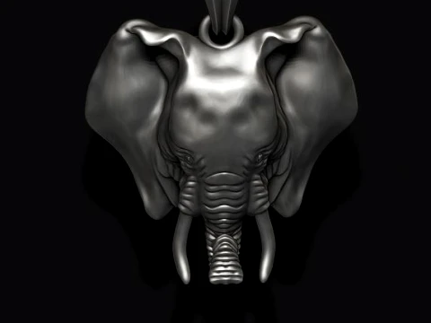 Elephant ring pendant v1 pack 3D Print Model