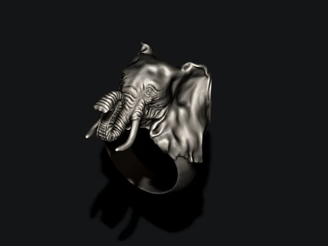 Elephant ring pendant v1 pack 3D Print Model