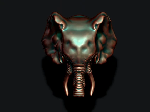 Elephant ring pendant v1 pack 3D Print Model