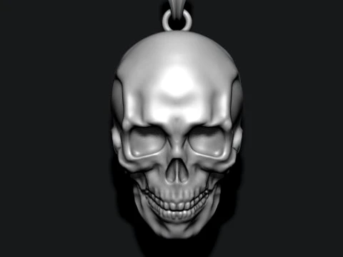 Skull ring pendant pack 3D Print Model