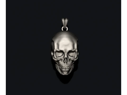 Skull ring pendant pack 3D Print Model