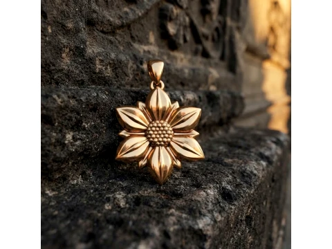 Floral Flower Pendant Jewelry Free 3D print model 3D Print Model