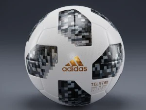 telstar 18 - adidas - bola resmi piala dunia rusia - 3d Model 3D
