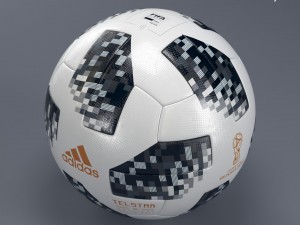 telstar 18 - adidas - russia world cup official ball - 3d 3D-Modell