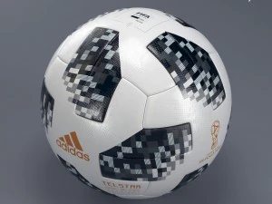 telstar 18 - adidas - russia world cup official ball - 3d 3D Model