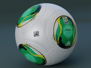 cafusa - adidas - 2013 confederations cup ball 3D Model