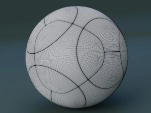 cafusa - adidas - 2013 confederations cup ball 3D Model