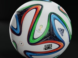 brazuca - adidas - 2014 world cup ball - 3d 3D मॉडल