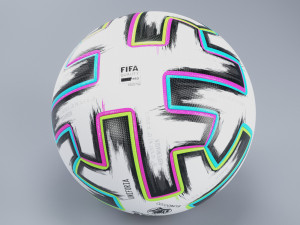 uniforia 2020 - official euro cup match ball - adidas 3D Model