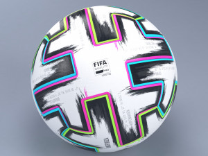 uniforia 2020 - official euro cup match ball - adidas 3D Model
