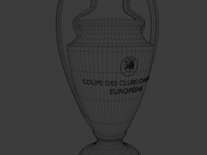 Champions Trophy Modello 3D