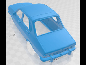 renault 12 - dacia 1300 printable body car 3D-Druckmodell