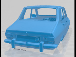 renault 12 - dacia 1300 printable body car 3D-Druckmodell