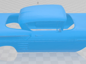 chevrolet impala 1958 printable body car 3D Принт Модель