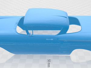 chevrolet impala 1958 printable body car 3D Принт Модель