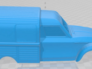 citroen dyane 6 400 printable body van 3D Print Model