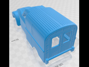 citroen dyane 6 400 printable body van 3D Print Model