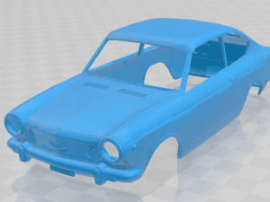sedile - fiat 850 carrozzeria sportiva Modello di stampa 3D