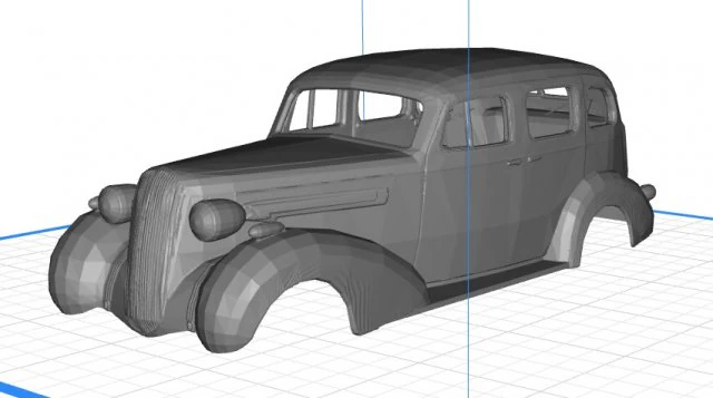 buick gasser 1936 printable body car 3D Print Model .c4d .max .obj .3ds .fbx .stl .blend