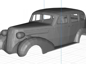 buick gasser 1936 printable body car 3D Print Model
