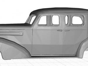 buick gasser 1936 printable body car 3D Print Model