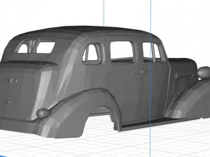 buick gasser 1936 printable body car 3D Print Model