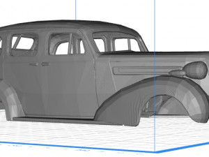 buick gasser 1936 printable body car 3D-printmodel