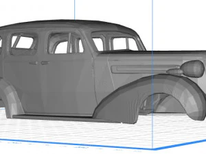 buick gasser 1936 printable body car 3D Print Model
