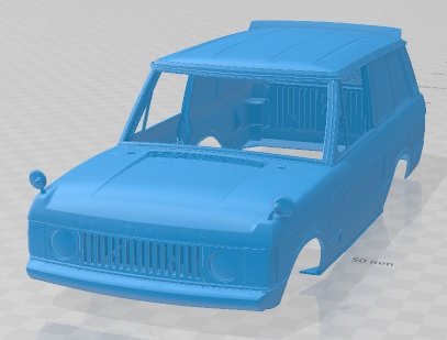 Range Rover 1970 Dakar Printable Body Car 3D Принт Модель .c4d .max .obj .3ds .fbx .stl .blend 