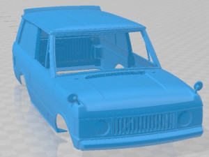 Range Rover 1970 Dakar Printable Body Car 3D Принт Модель