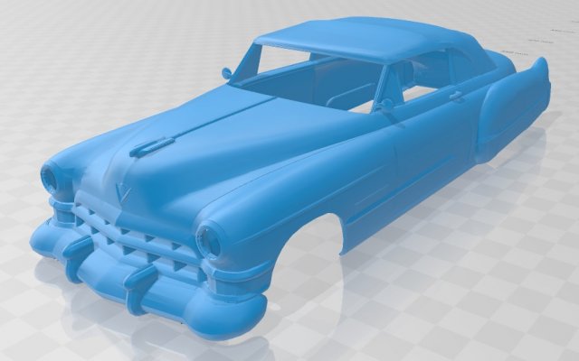 cadillac deville 1948 printable 3d body car 3D Принт Модель .c4d .max .obj .3ds .fbx .stl .blend 