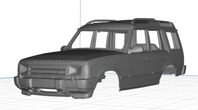 land rover discovery printable 3d body car 3D Print Model .c4d .max .obj .3ds .fbx .stl .blend 