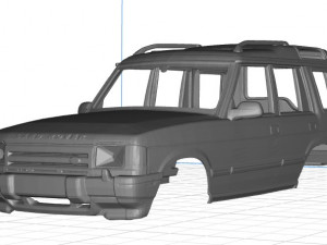 land rover discovery printable 3d body car Modelo de impresión 3D