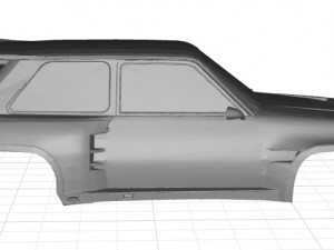 renault 5 copa turbo body car printable 3d Model do druku 3D