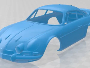 renault alpine a110 1600s 1973 imprimible carrocer&iacute;a Modelo de impresión 3D