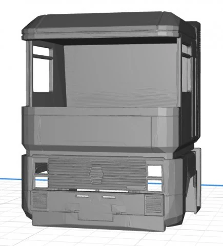 renault magnum 470 truck body cab printable 3d 3D Print Model .c4d .max .obj .3ds .fbx .stl .blend 